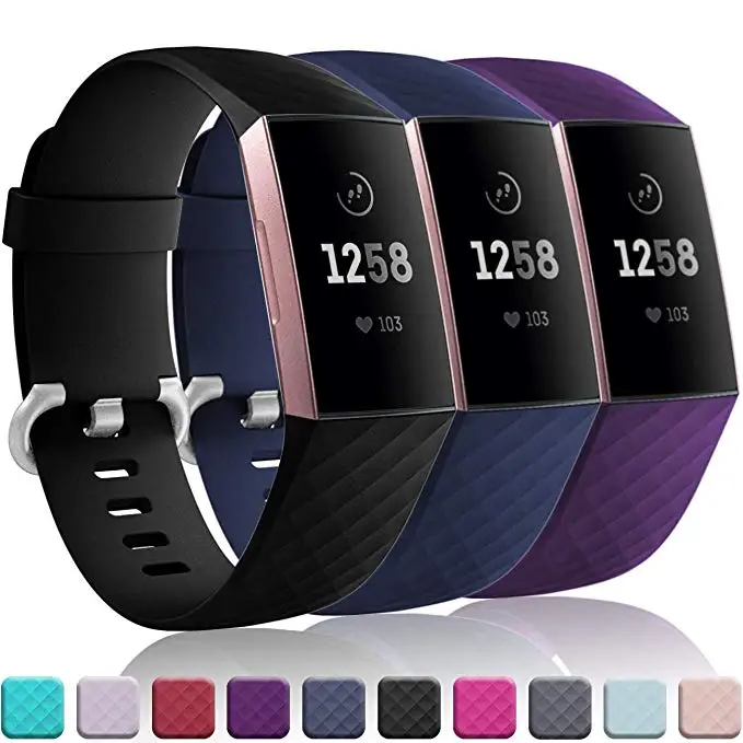 Ремешок для умных часов Fitbit Charge 3 сменный Браслет смарт мужчин и женщин