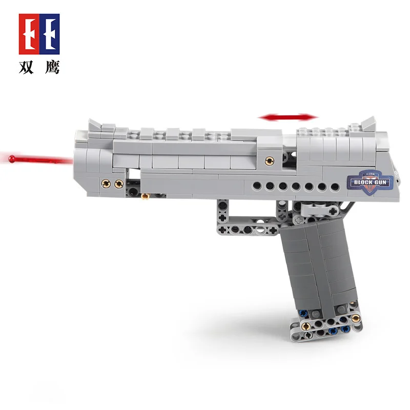 Technic строительные блоки игрушки Desert Eagle Пистолет с пулями модель оружия кирпичи