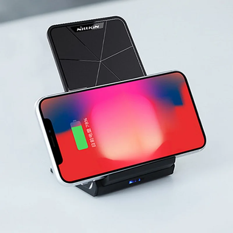 QI Беспроводная Быстрая зарядка Nillkin беспроводное зарядное устройство для Iphone x 7 8
