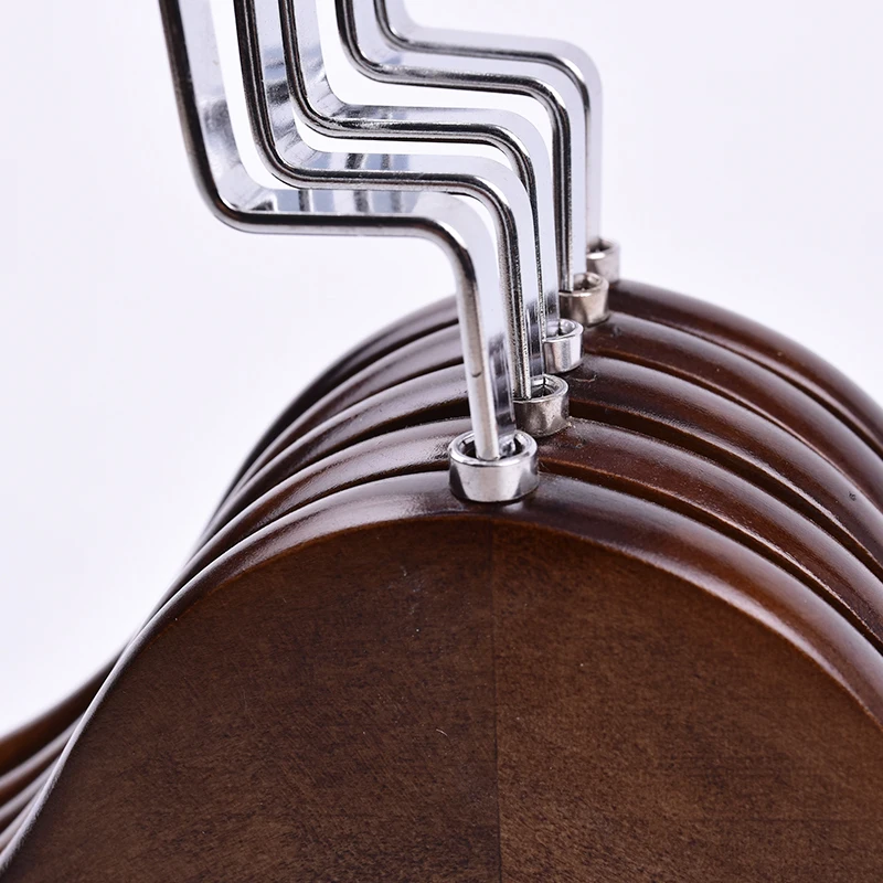 Sainwin 10 шт./лот винтажные деревянные вешалки для одежды с зажимом штанов