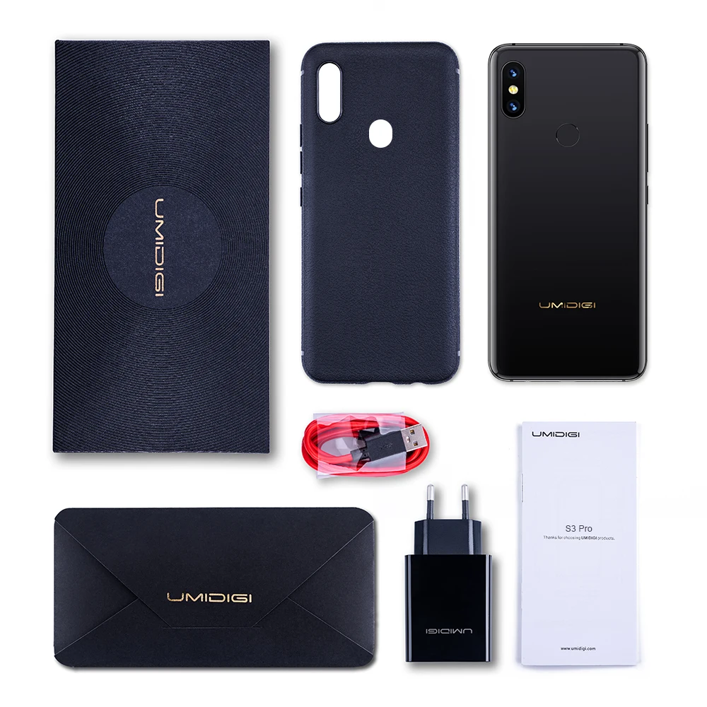 Оригинальный смартфон Umidigi S3 PRO 6 ГБ 128 Helio P70 Android 9 0 4G 3 дюйма FHD + 48 МП 5150 мАч |
