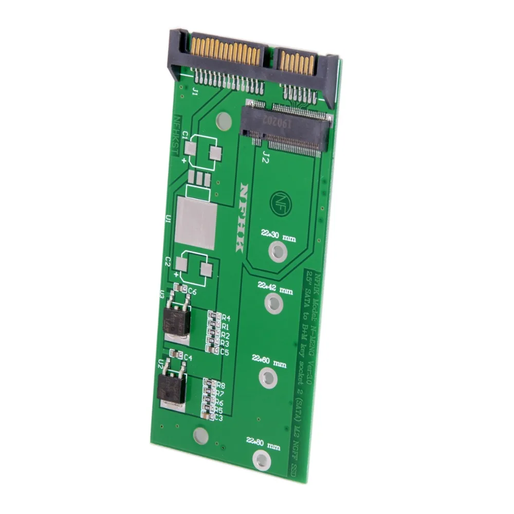 Чехол для жесткого диска CY M.2 NGFF PCI-E 2 Lane SSD до 7 мм 5 дюйма SATA 22pin чехол PCBA X240S Y410P Y510P E431