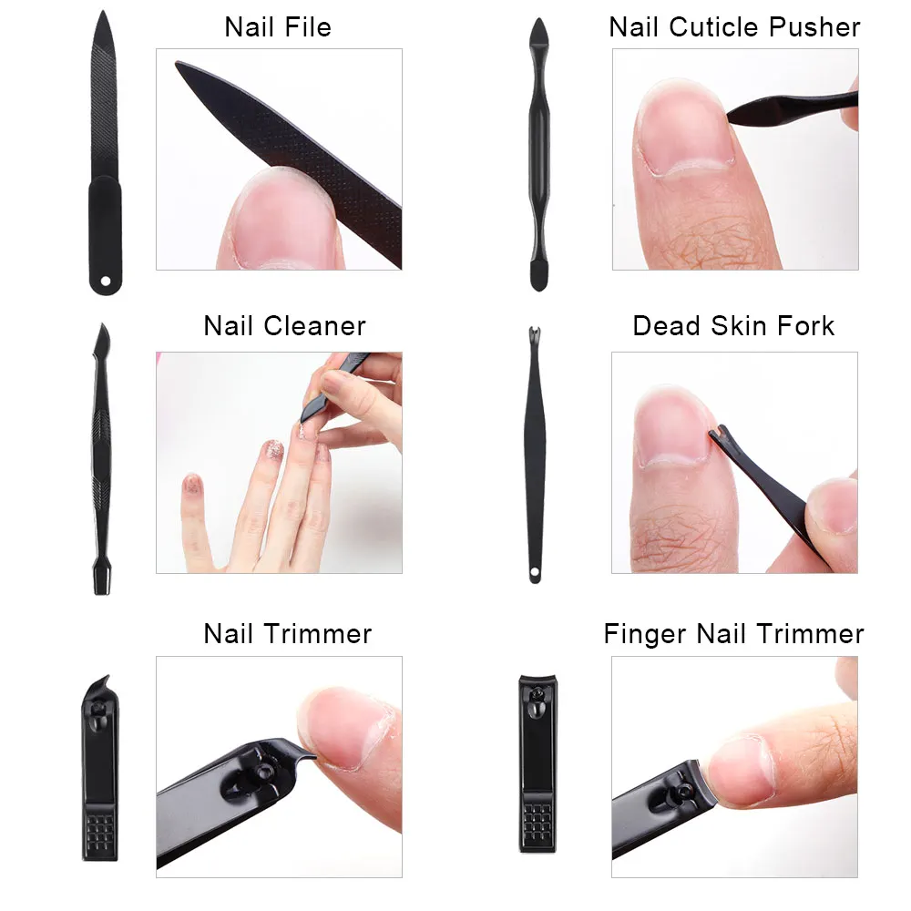 Набор профессиональных маникюрных машинок для стрижки ногтей 12/15/18 шт. набор