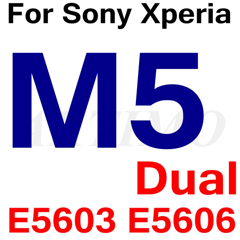 For Sony M5 9H HD защитное закаленное стекло для sony Xperia Z1 Z2 Z3 Z5 X Compact XZ E5 M5S36H L36H LT26i XF5122 Защитная пленка для экрана - Цвет: For Sony M5