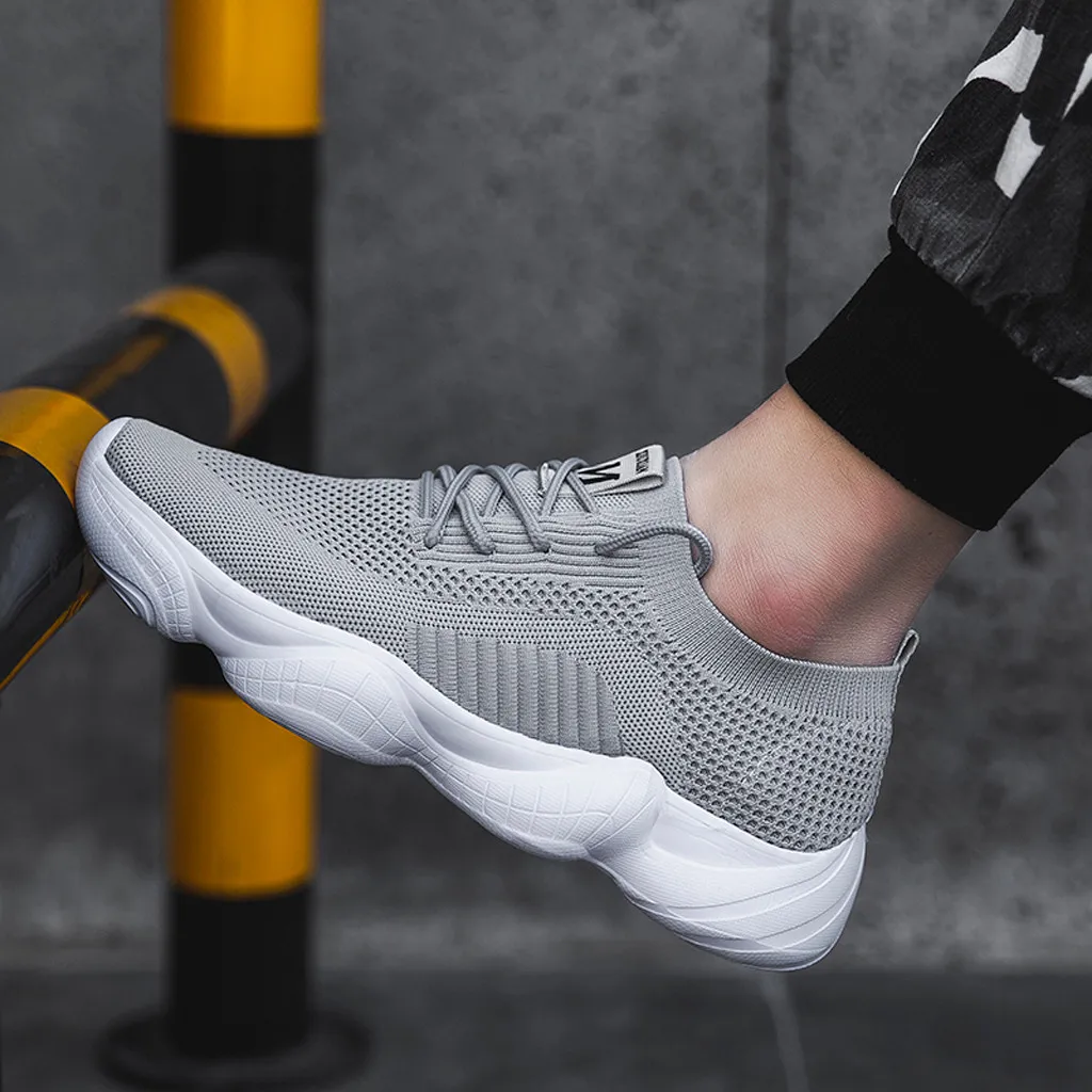 SAGACE/летние мужские кроссовки модная Уличная обувь на платформе мужская