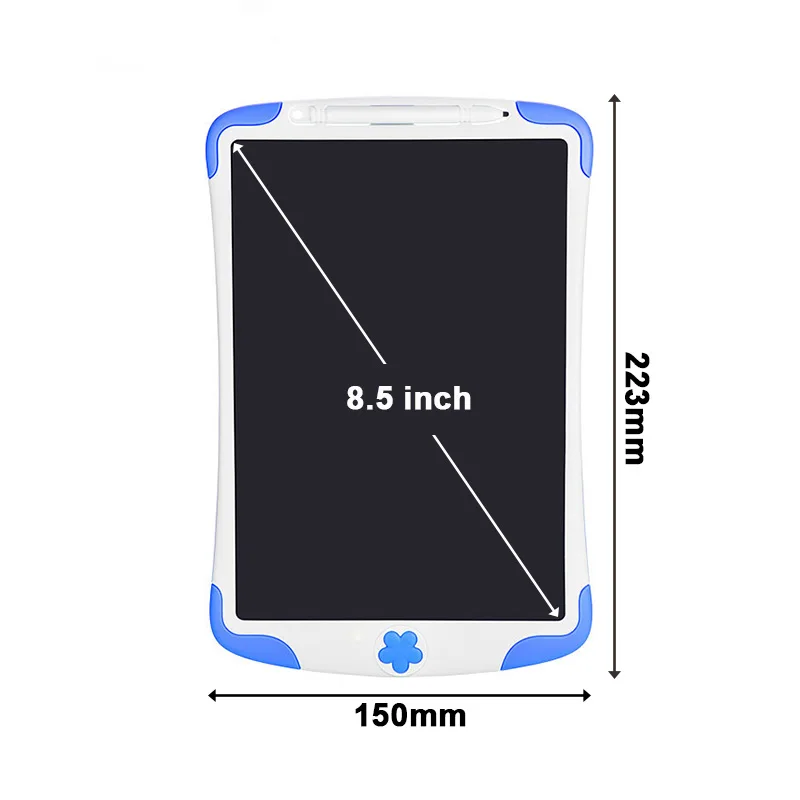 8.5 inch Blue 10 дюймов ЖК-дисплей письма планшет цифровой графический планшет рукописным вводом Портативный электронный планшет ультра-тонких досок подарок для детей - Цвет: 8.5 inch Blue