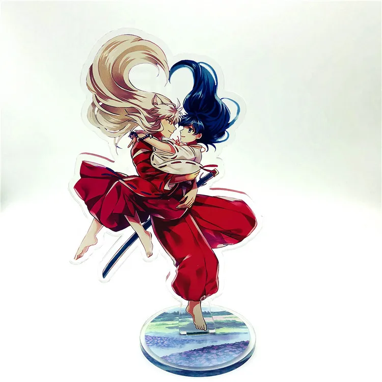 Аниме Inuyasha Дисплей Стенд фигурка модель пластина Держатель японский мультфильм рисунок Кагоме акриловая Коллекция ювелирных изделий Рождественский подарок - Цвет: 19