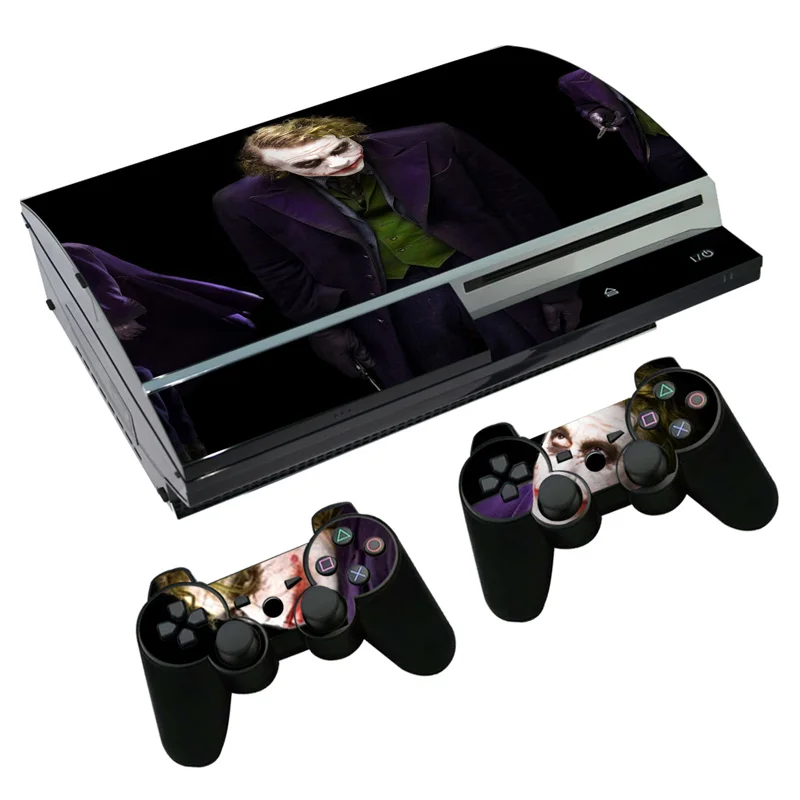 Наклейка с изображением Джокера и Бэтмена для PS3 Fat playstation 3 консоль и контроллеры для PS3 Fat Skins виниловая пленка