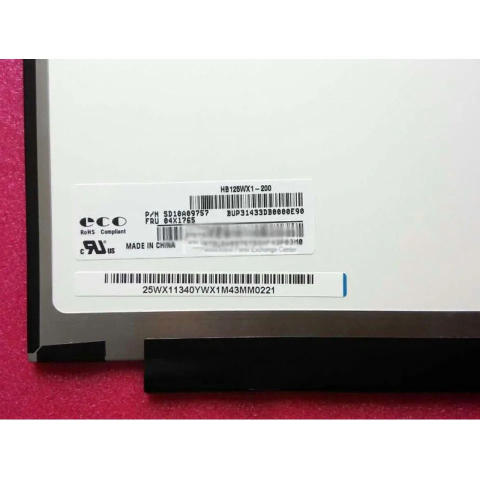 12,5 дюймовый ноутбук M125NWN1 R0 R1 LP125WH2 TPH1 HB125WX1-200 B125XTN01.0 EDP 30pin матрица ЖК-дисплей светодиодный экран