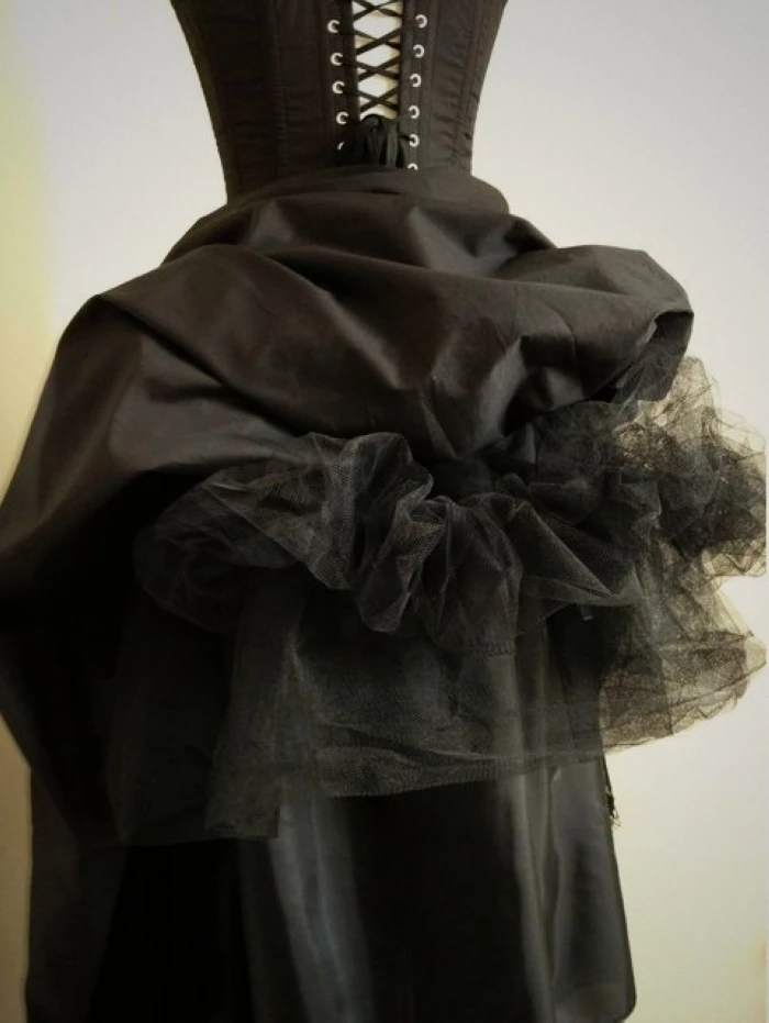 Винтажный корсет с крестом вампира Черные Готические свадебные платья Новое