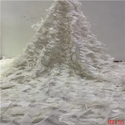 Африканская кружевная ткань с 3D перьями и блестками последняя синяя кружевная ткань высокого качества 3d кружевная ткань для платья F2155 - Цвет: as picture