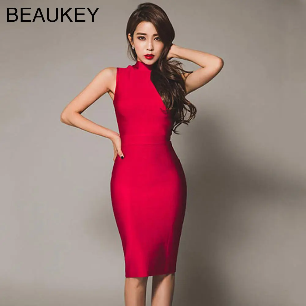 Светильник розовая водолазка 2015 облегающее миди новое модное Бандажное