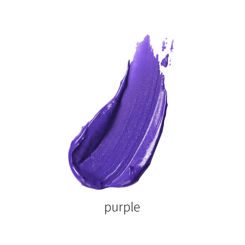 Purple Краска для волос Восковая краска для волос Перманентная краска для волос крем унисекс сильная фиксация серый одноразовый пастельный динамические прически - Цвет: Purple