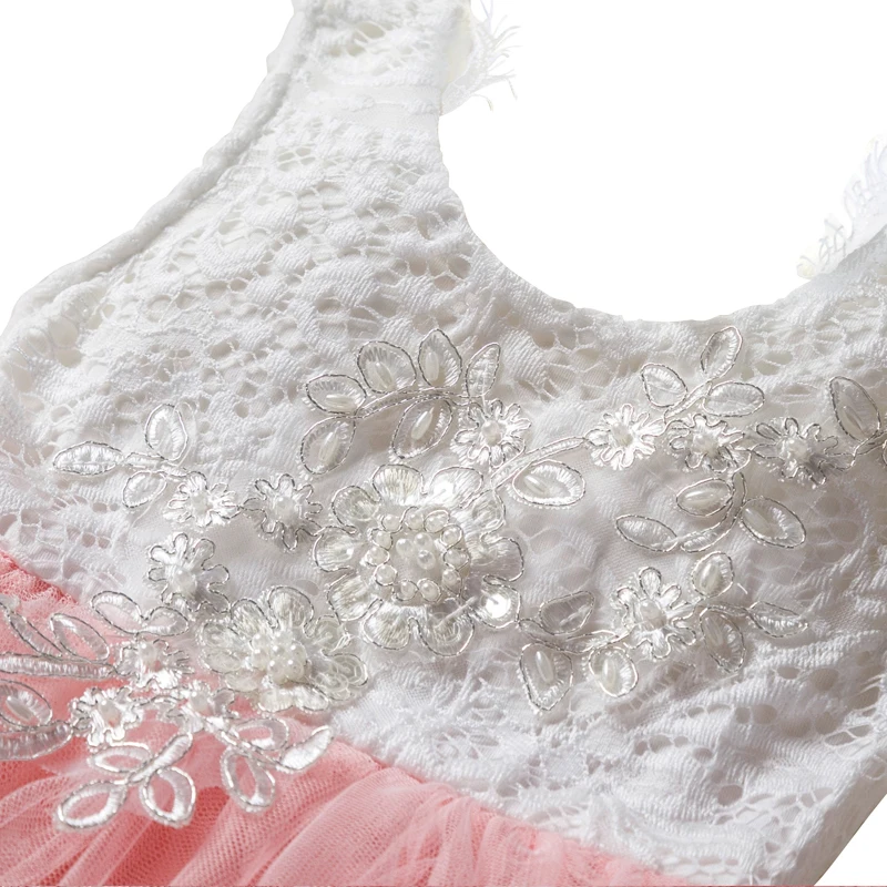 Christmas Baby Girl Clothing Cake Smash Outfits Toddler Dress For Baby 2-6 Years Beach Tulle Lace Girls Dresses Kid Costume
