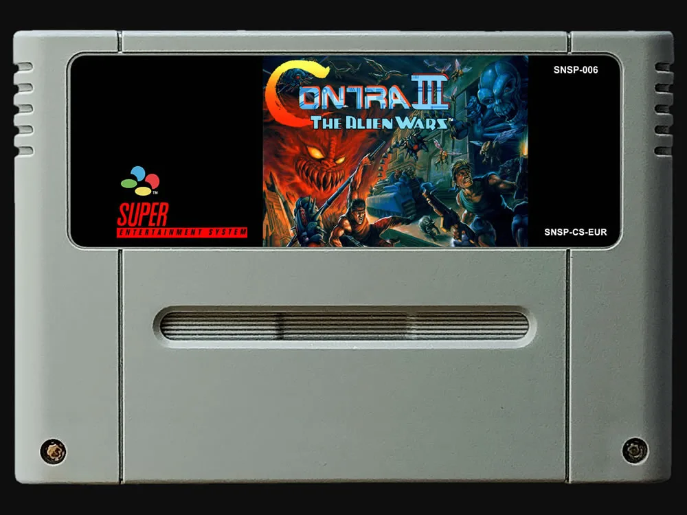16-битные игры* Contra III-The Alien War(версия PAL EUR