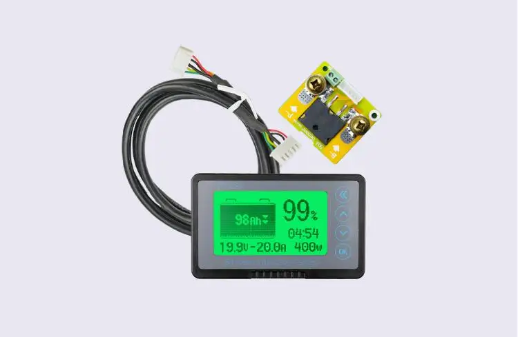 

10V-100V 50A 100A 350A 500A Battery Capacity Indicator Voltage Monitor Tester With TTL232 For LiFePo4 Lead-acid Lithium Battery