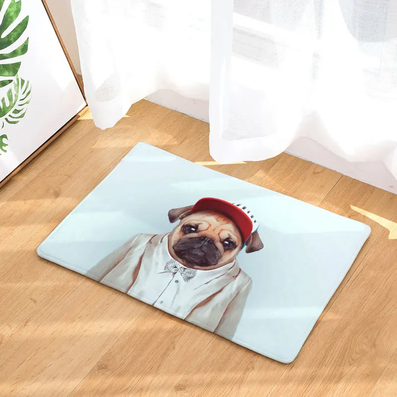 Monily противоскользящие Водонепроницаемый пол Коврики собака лиса Орел лягушка