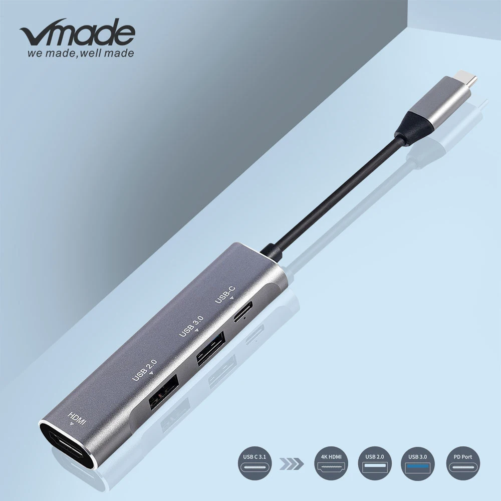Концентратор USB Type C 4 в 1 Thunderbolt 3 адаптер Dex Station для Samsung Galaxy Note 8 S9 S8 с HD 4K MacBook Pro Huawei