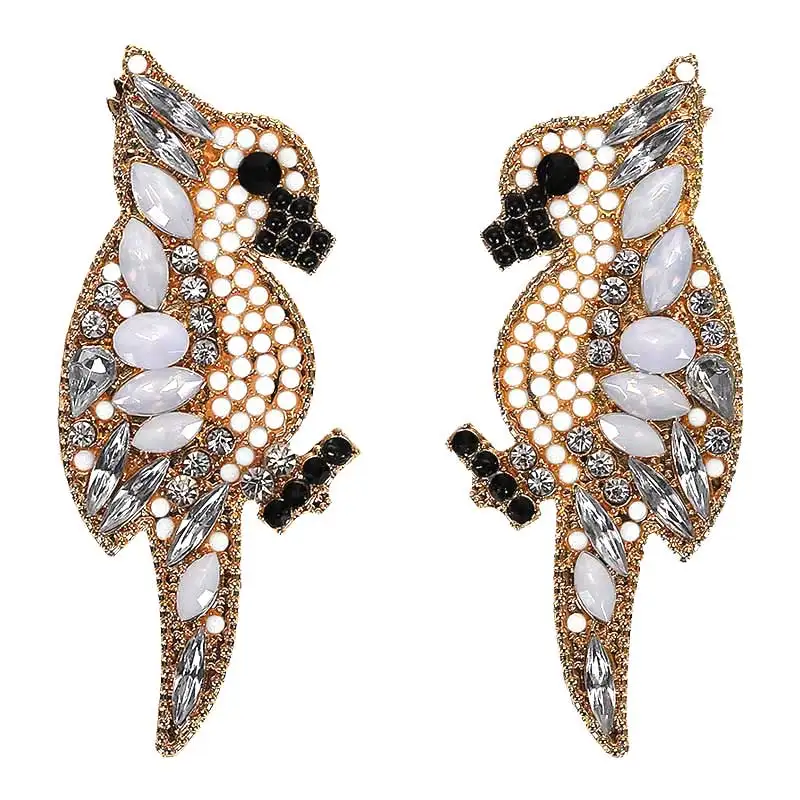 Dvacaman, Boho, новые серьги в виде птиц, длинные висячие серьги для женщин, трендовые уникальные серьги с кисточками из смолы, массивные Свадебные ювелирные изделия