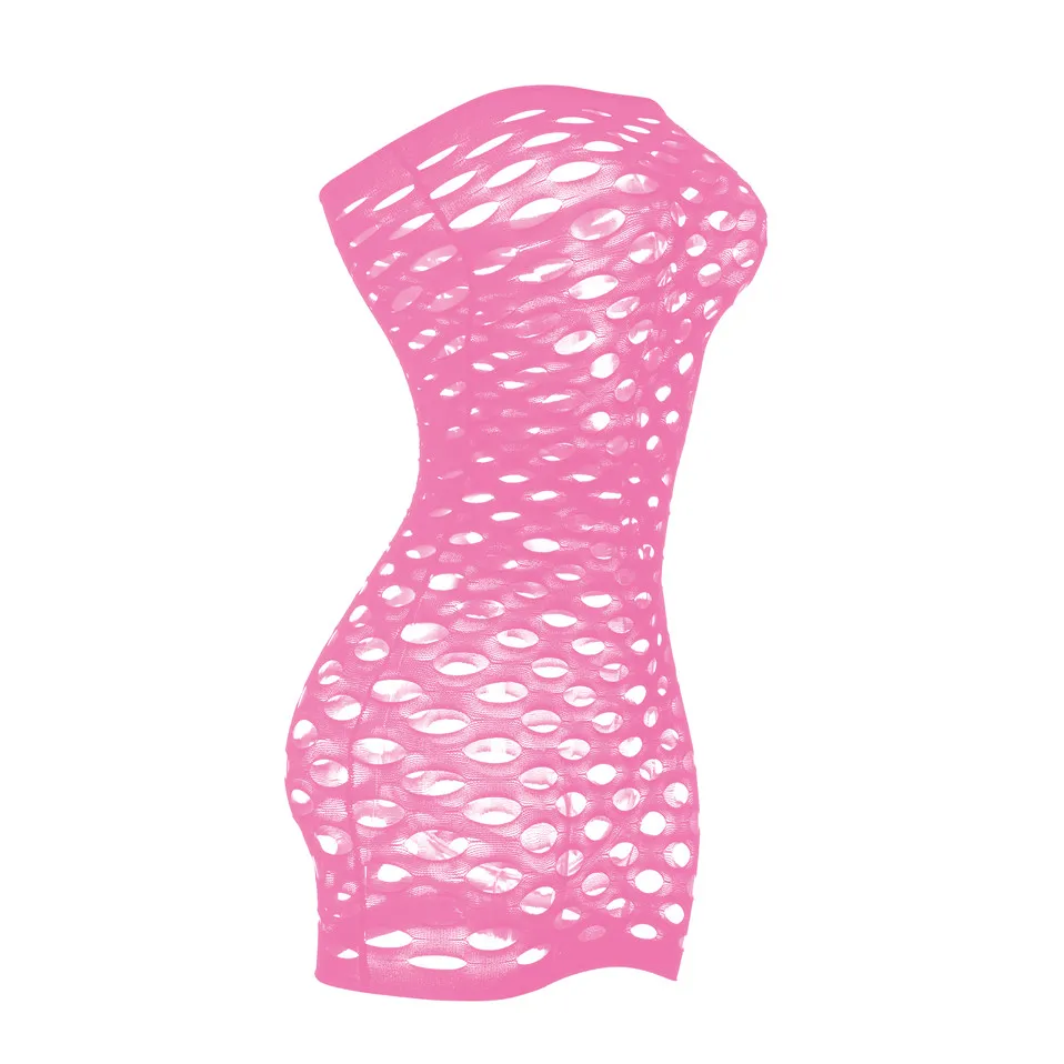 Pink Женское сексуальное нижнее белье, ажурное, Сетчатое, для куклы, сексуальное нижнее белье, горячая Распродажа, бесшовное мини-платье, женское Эротическое Белое Нижнее белье, сексуальные костюмы - Цвет: Pink