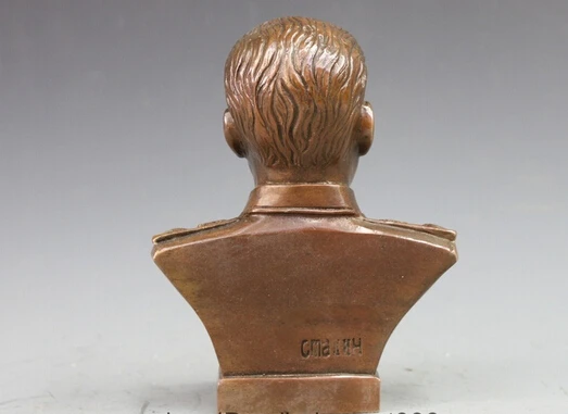 Западный бронзовый медный политика Иосиф висарионович Сталин статуя для