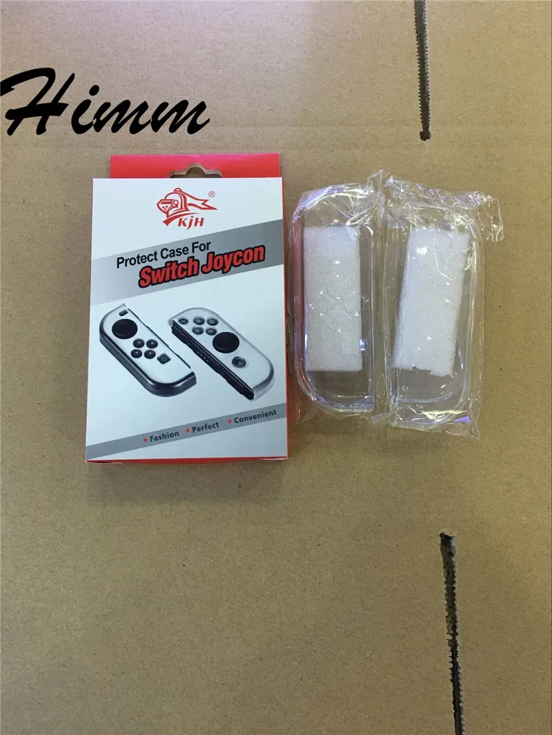 Прозрачный прозрачный чехол для консоли NS Nintendo Switch защитный Joycon | Электроника