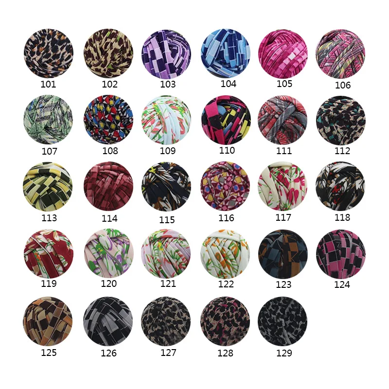 Mat Knitted Yarn Printed Flower Colors Hand Knitting Fabric Crochet Cloth Ribbon 500g/lot | Дом и сад