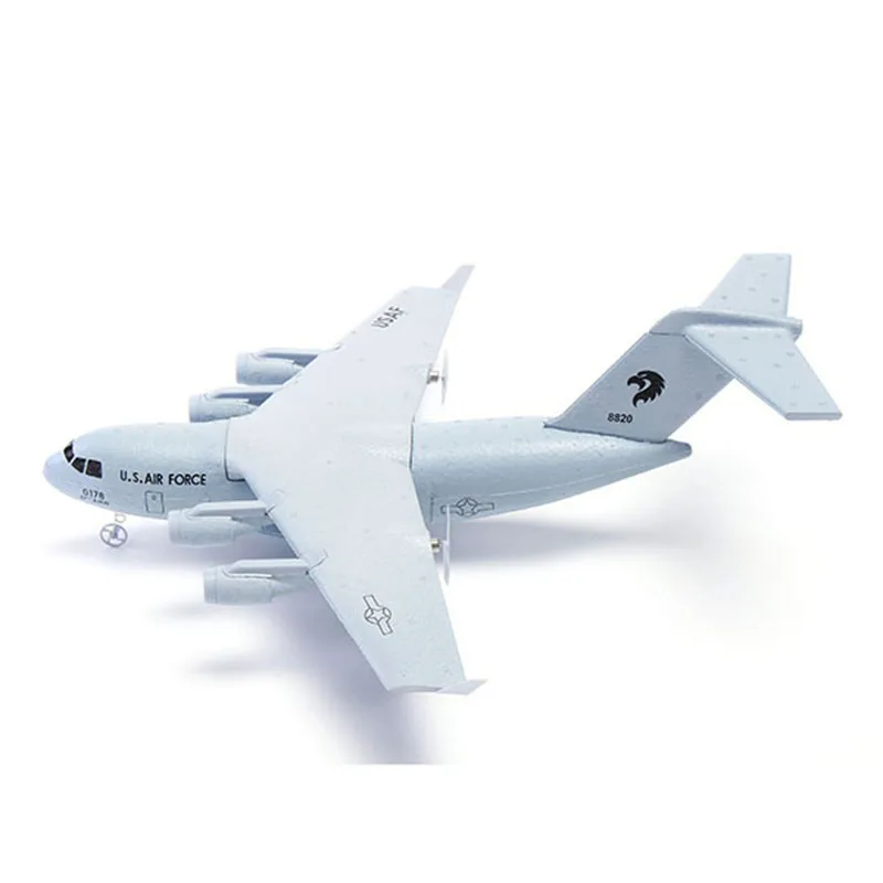 RC самолет C17 транспорт 373 мм размах крыльев Epp Diy Rc Самолет Rtf RC самолет струя Летающая модель самолет игрушки детские подарки
