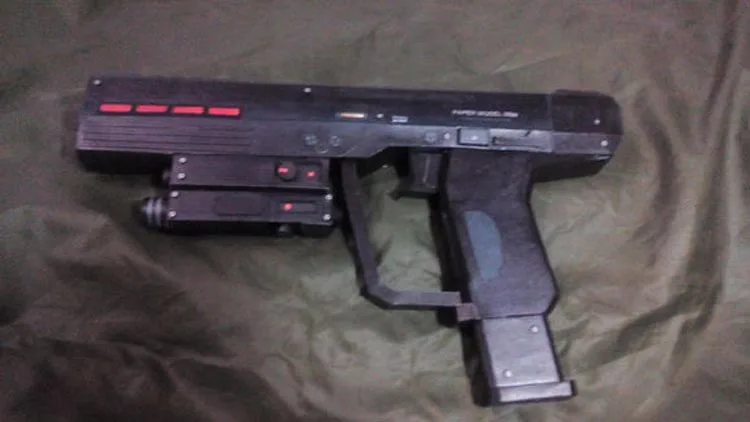 Военный человеческий пистолет M6 S 3D бумажная модель ручной DIY не может быть