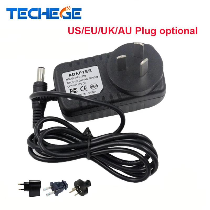 AC100V 240V / DC12V 2A выходной адаптер питания EU/AU/UK/US вилка настенное зарядное устройство