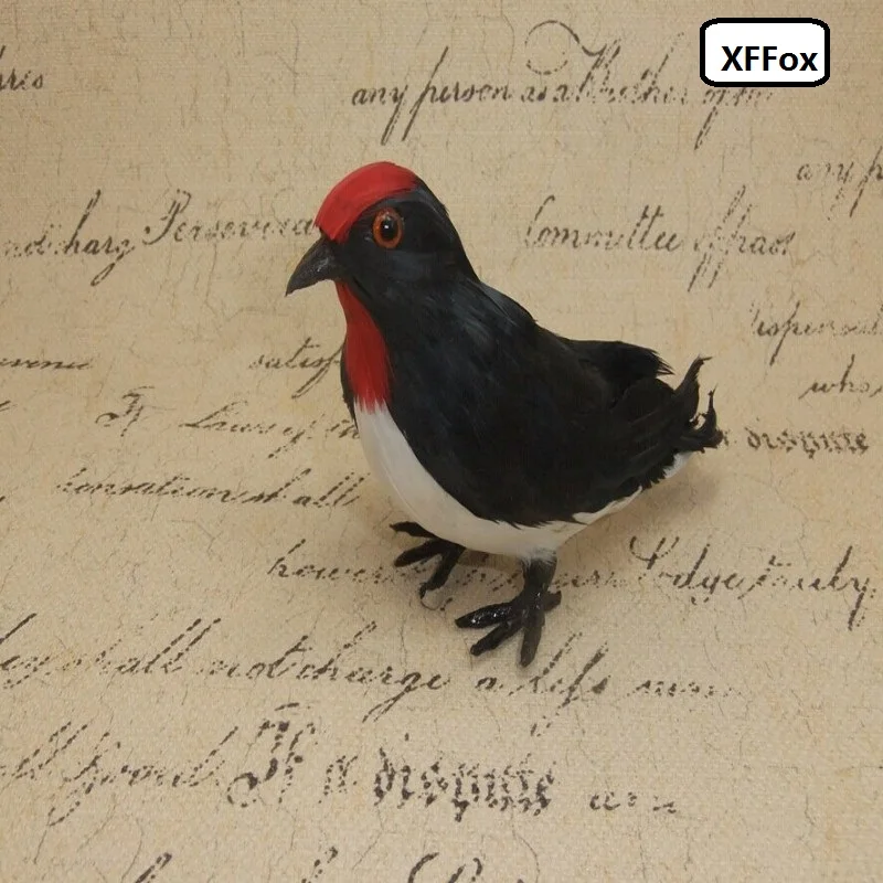 

Симпатичная модель птицы Ласточки из пенопласта и перьев, Реалистичная черная кукла птичка, подарок, около 15x6x9 см xf0568
