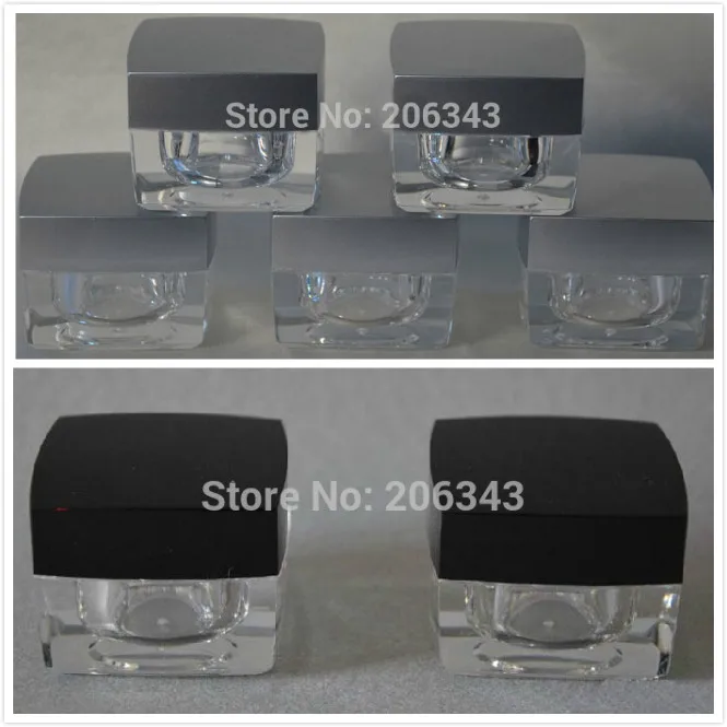 Пластиковая банка для крема глаз 15 г/дневной крем/ночной крем/кастрюля