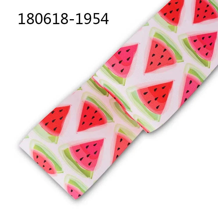 10 ярдов разные размеры лента с рисунком арбуза летняя/корсажная принтом