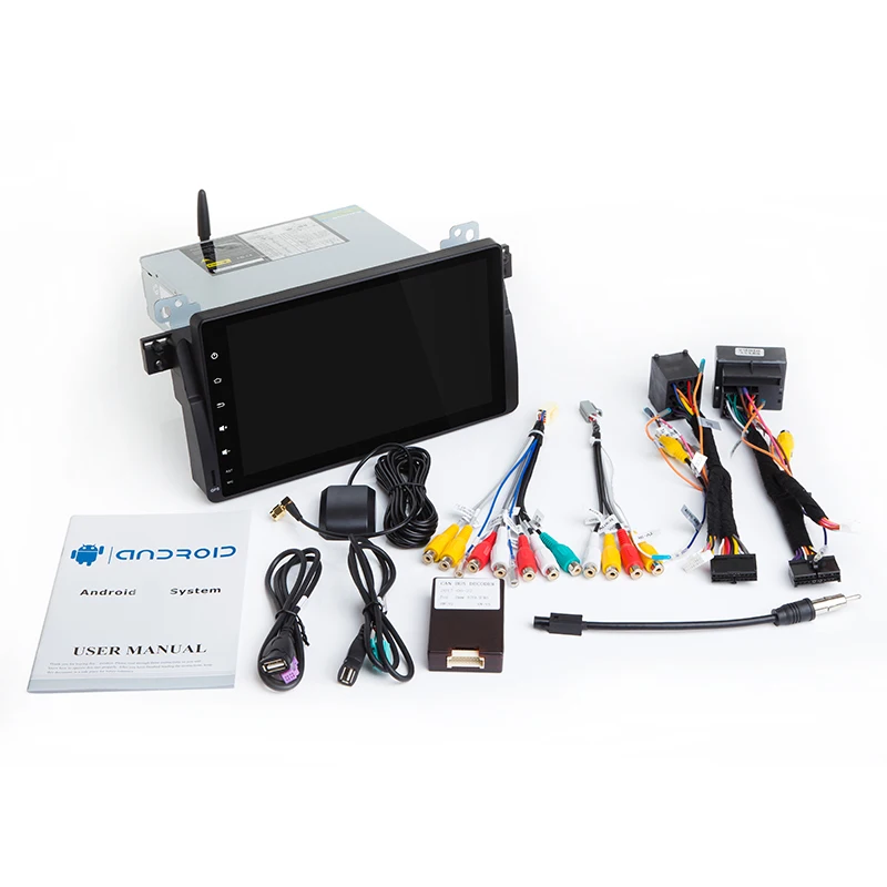 Для BMW E46 9 дюймов Android 8 0 мульти сенсорный экран стерео радио DVD плеер GPS CANbus DAB OBD2 32