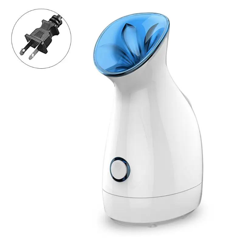 US Plug-Blue Горячие спрей паровой лицо Иона Приспособления для красоты нано-ионный паровой аппарат для лица Красота салон персональный сауна спа мини распылитель для лица - Color: US Plug-Blue