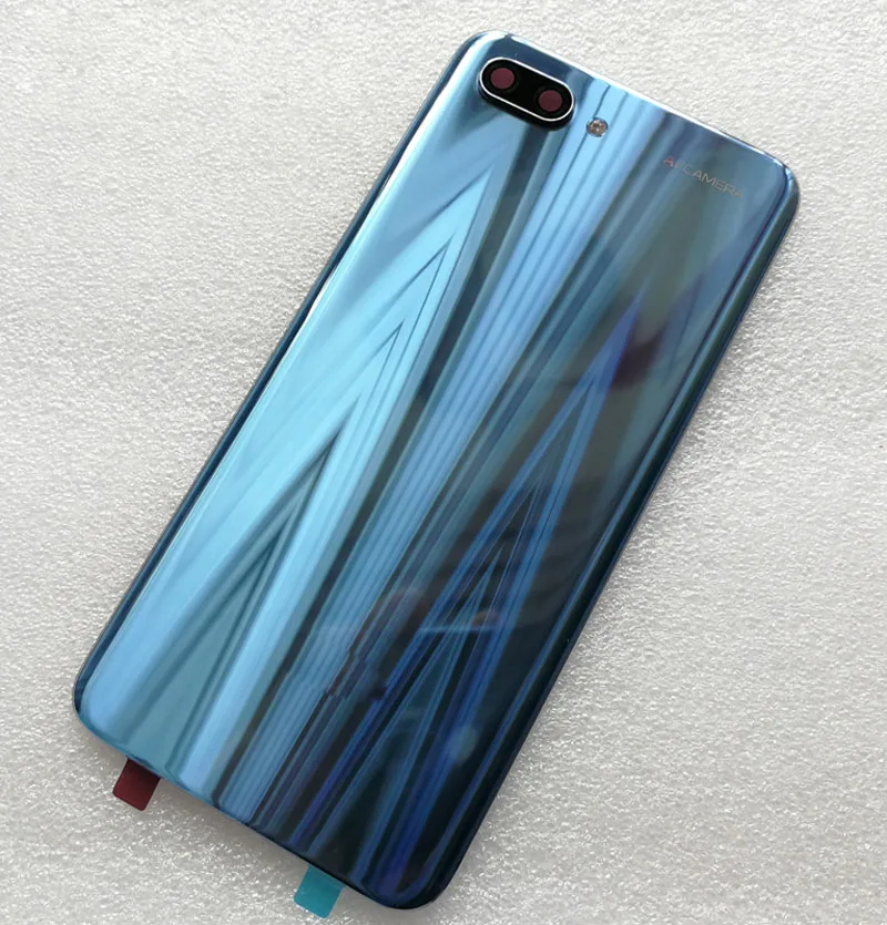 Крышка для аккумулятора Honor 10 Задняя стеклянная крышка задняя корпуса Huawei Honor10 с