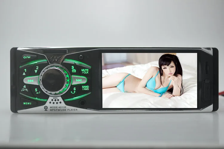 Bluetooth 4.1'' inch TFT HD screen car radio player USB SD aux in 1080P movie FM w/remote control 1 din audio stereo MP4 mp5 |