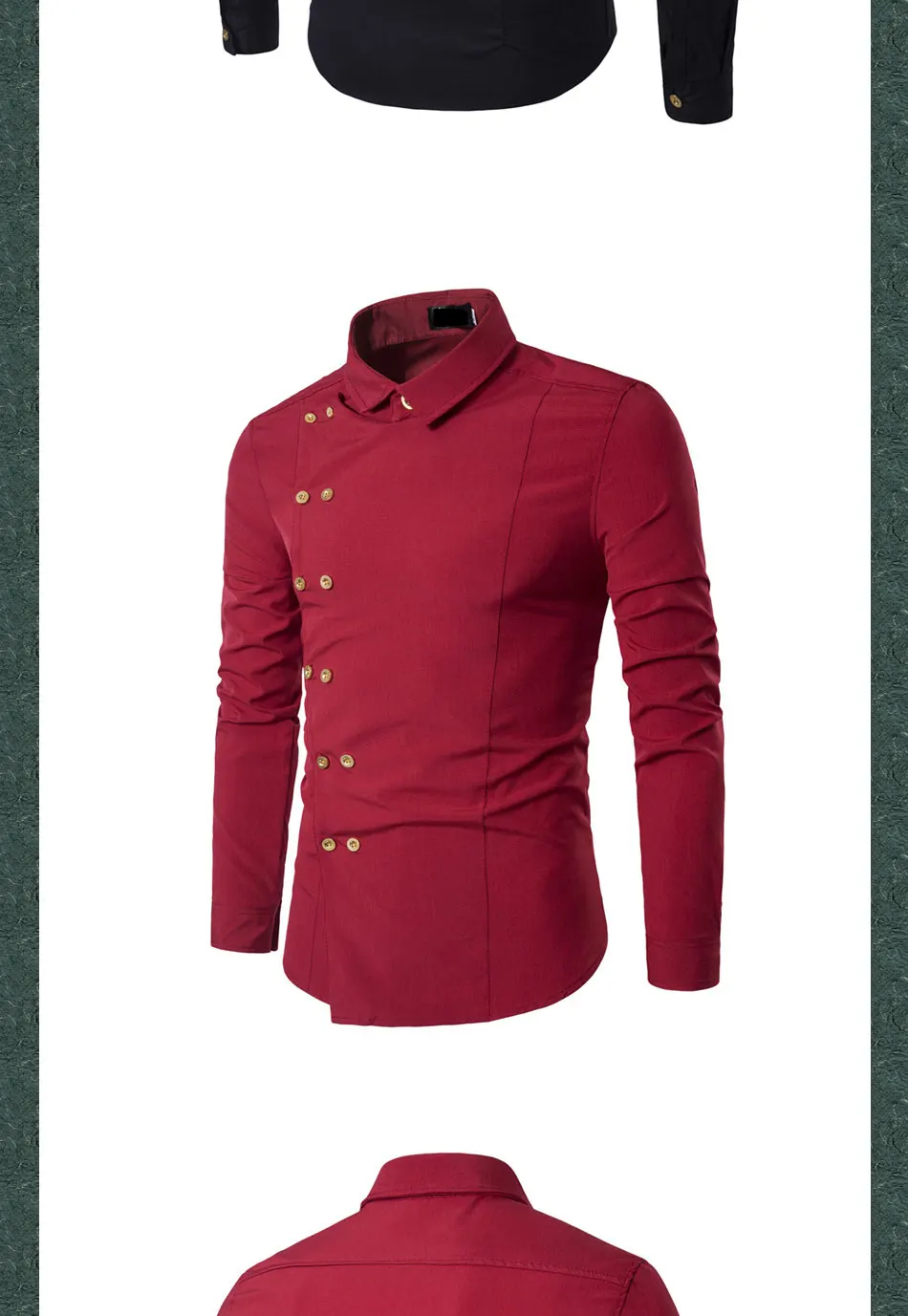 Хит, модные мужские смокинги с длинным рукавом, camisa social masculina, приталенные повседневные двубортные мужские рубашки для джентльменов