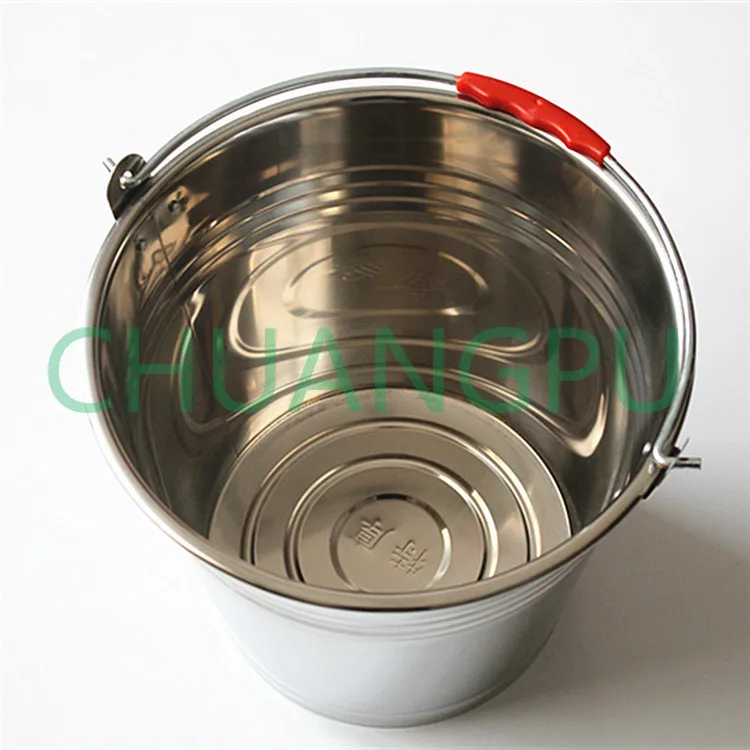 16 литров пищевой нержавеющей стали Портативный молочный ведро корова Доильная