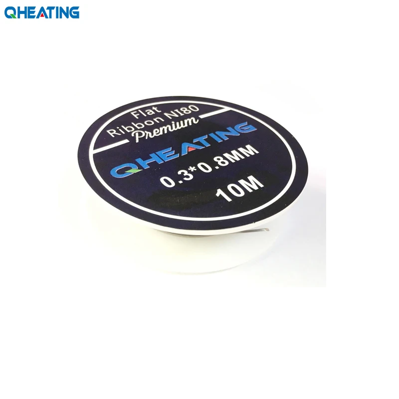 Плоская Лента 0 3*0 8 мм нагревательный провод qheater NI80 10 м/рулон для электронной