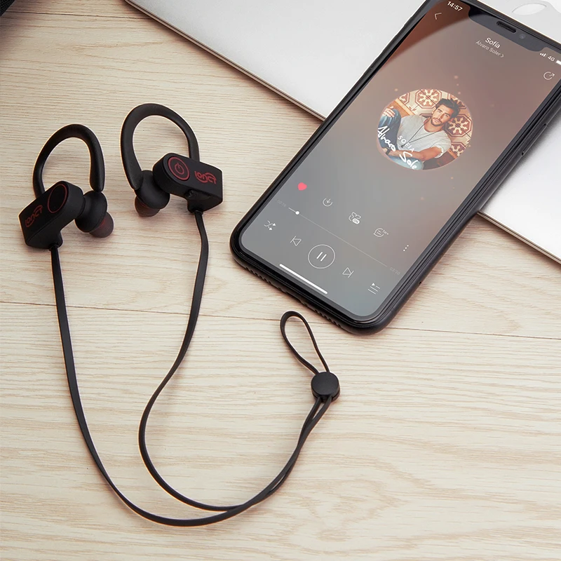 IONCT 5 0 Bluetooth наушники IPX7 Водонепроницаемая гарнитура беспроводные спортивные бас