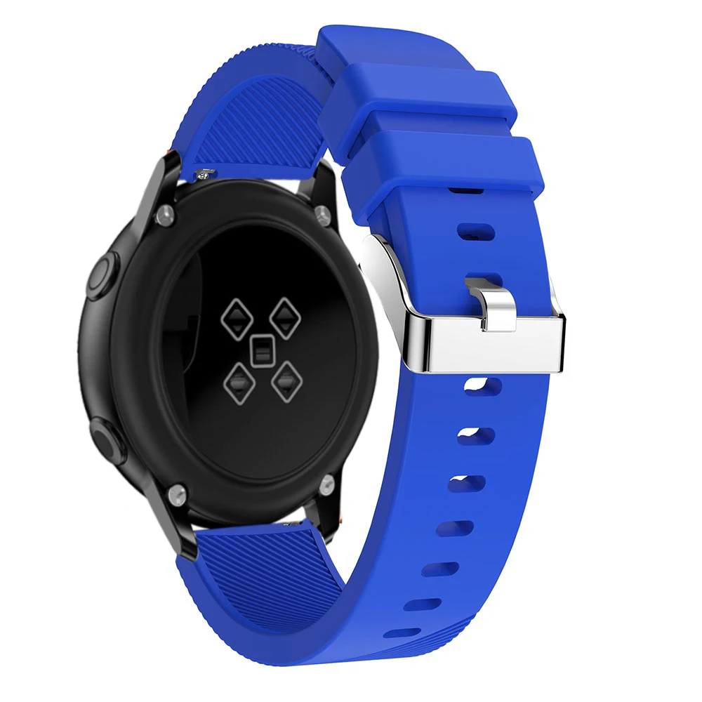20mm Frontier classic silicone replace strap For Samsung Galaxy Watch Active bracelet for 42mm band accessories | Наручные часы