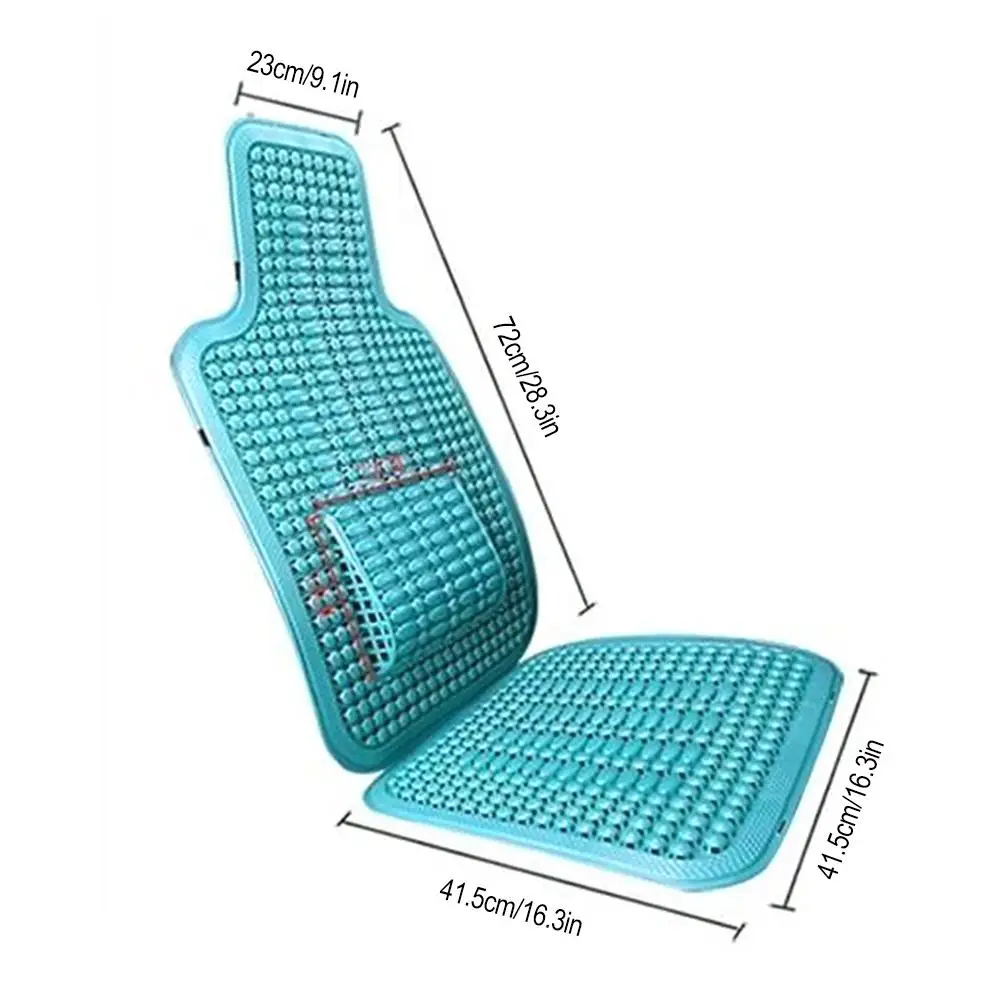 1Pc Summer Cool PVC Beaded Car Seat Cover Massage Cushion | Автомобили и мотоциклы