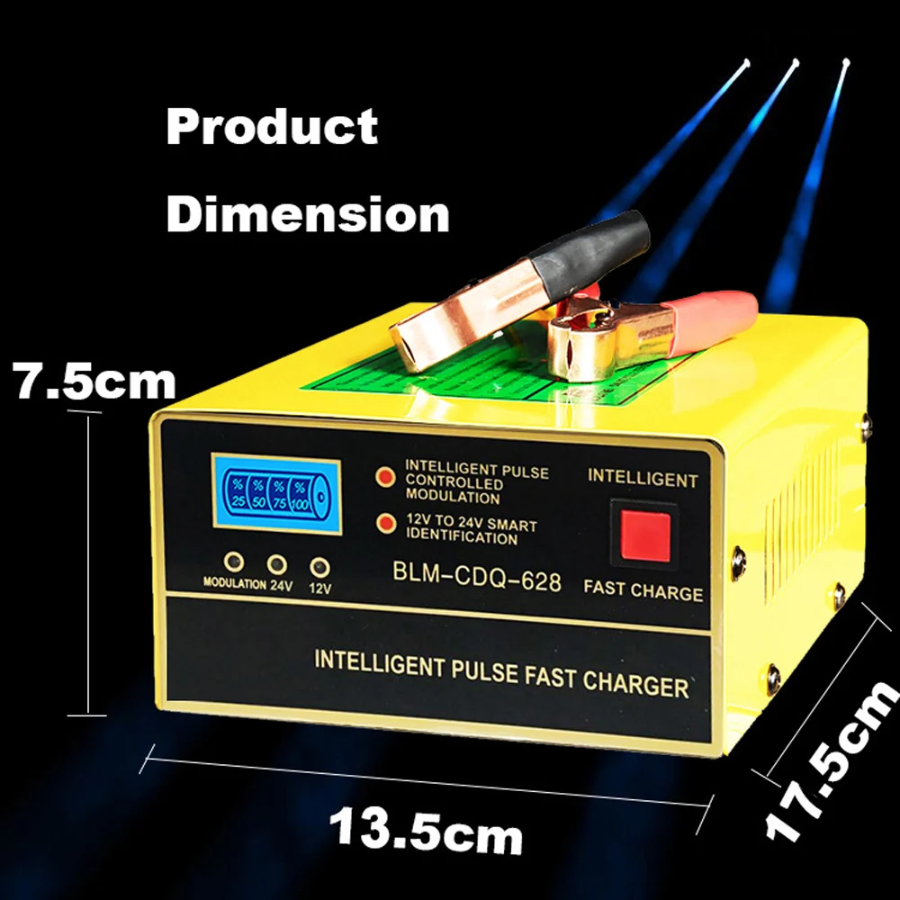 12v 24v Автомобильное зарядное устройство для аккумулятора с 150AH мотоцикл полный интеллигентая(ый) из чистой меди импульсный ремонт автоматическое зарядное устройство для аккумулятора