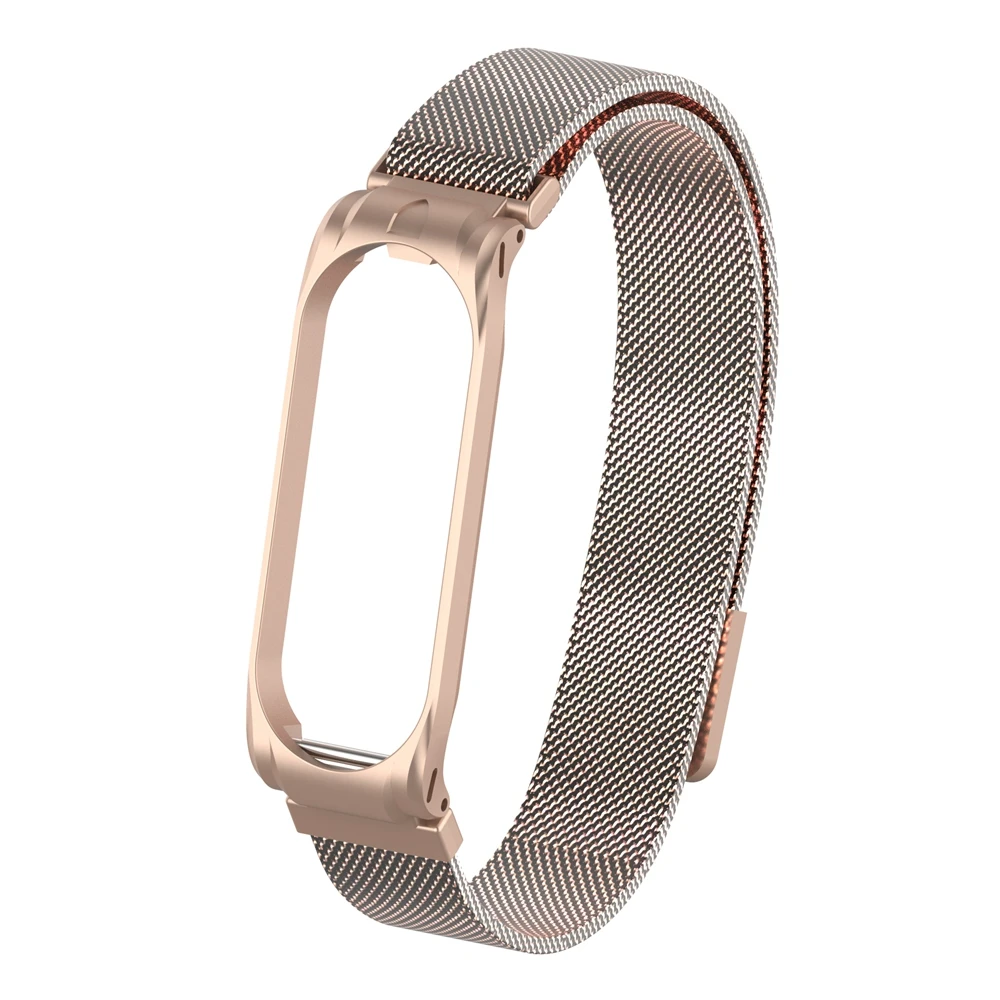 Металлический браслет mi lanese Loop для Xiaomi mi Band 4 Srtap mi Band 4 магнитный браслет из нержавеющей стали mi Band 3 ремешок для mi Band 3 полосы