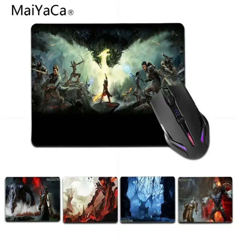 Винтажный крутой коврик для мыши и ноутбука MaiYaCa в стиле дракона размер 18x22 см 25x29