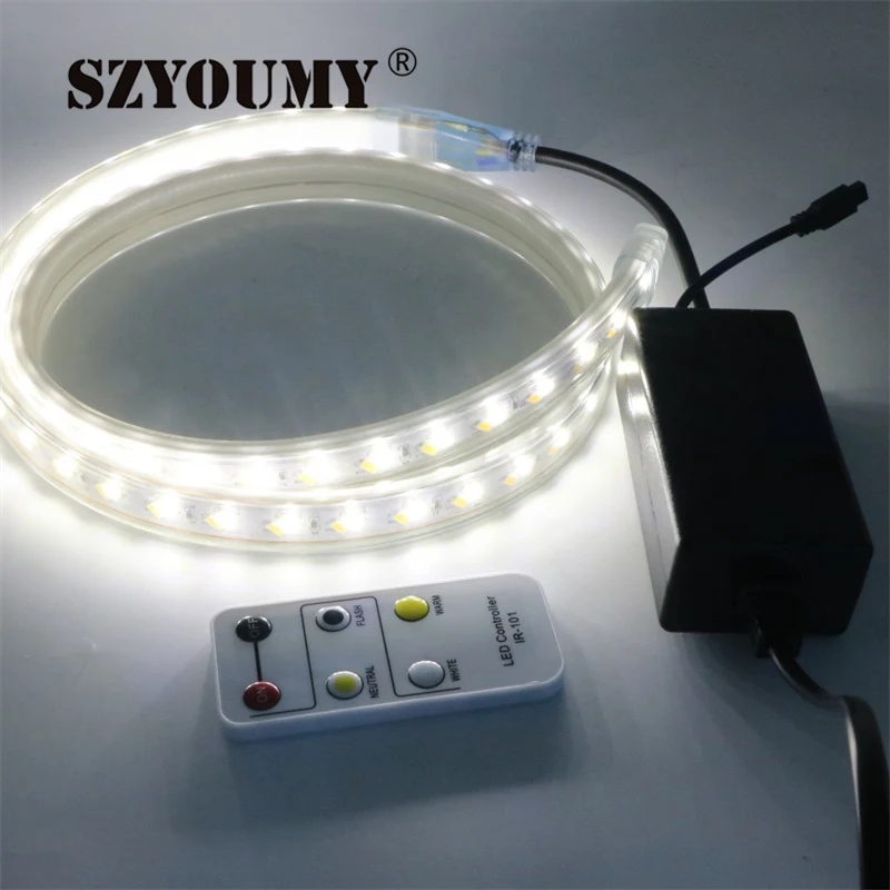 SZYOUMY Гибкая 120 Светодиодная s/m светодиодная ленсветильник ная белая диммируемая