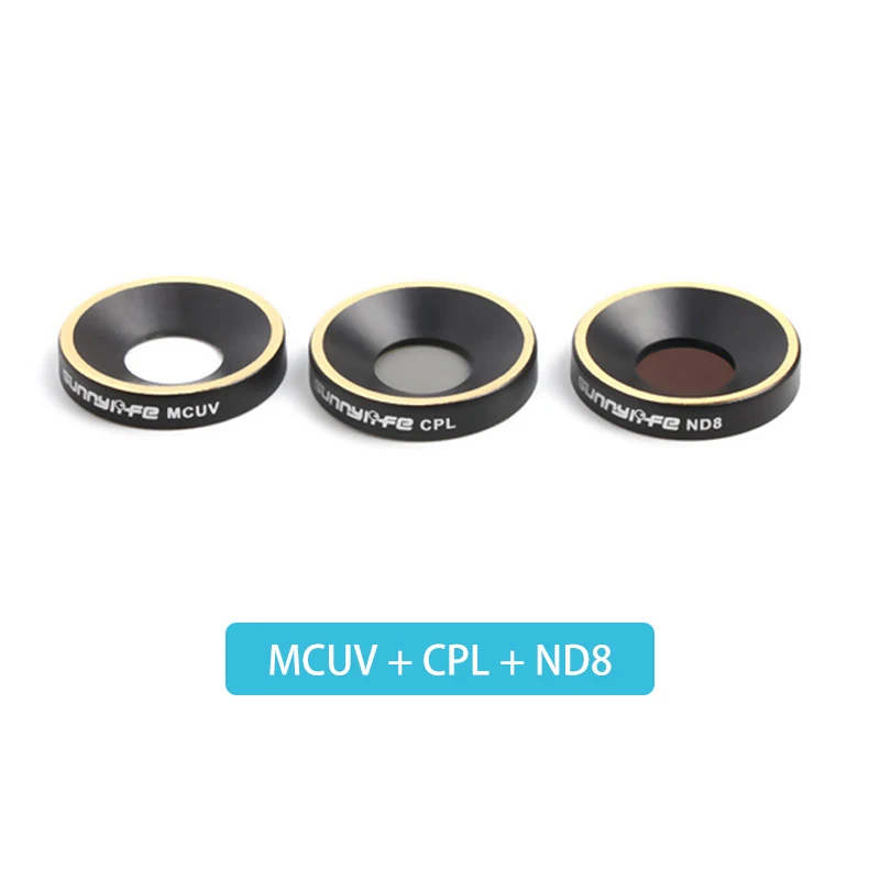 Белый Фильтр для объектива камеры Parrot Anafi MCUV CPL ND4 ND8 ND16 ND32 для дрона Parrot Anafi аксессуары - Цвет: Белый