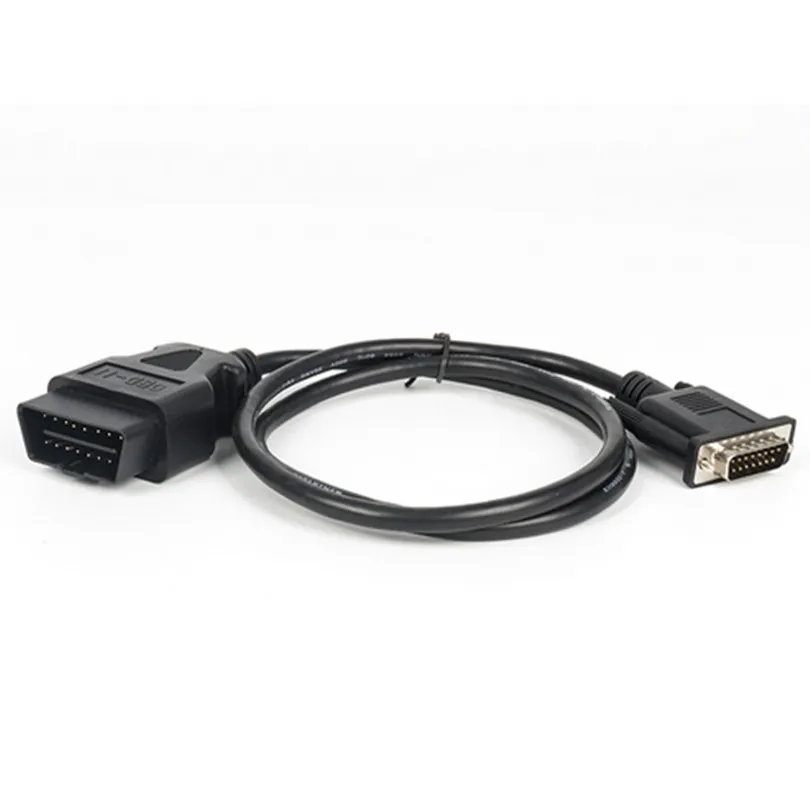 Автомобильный кабель-удлинитель 1,5 м, Автомобильный Кабель OBD 2 OBD2 папа-DB15 папа OBDII кабель OBD II