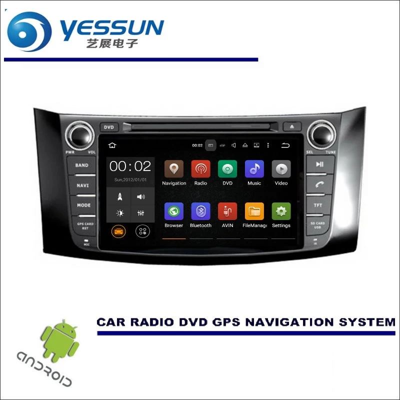 YESSUN для Nissan Sylphy/Pulsar Sentra CD DVD gps плеер Navi Радио стерео HD экран Автомобильный мультимедийный навигатор Wince/Android